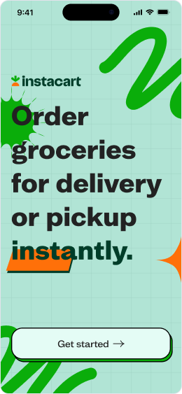 Mobile app redesign - Instacart
